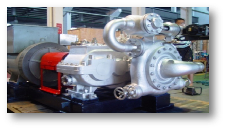 西浦新型径流式汽轮机